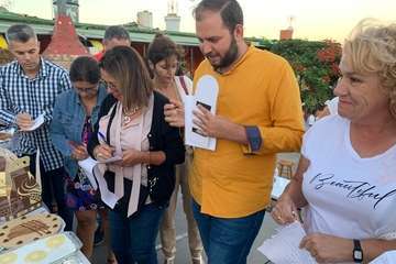 Animado concurso de repostería en el Caserío de Gando (Foto TA)